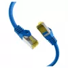 EFB RJ45 Patch Cable Cat.6A S/FTP LSZH Cat.7 Raw Cable Blue 0,15m