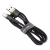 Baseus Cafule Lightning į USB-A laidas 1m Juodas/Auksinis