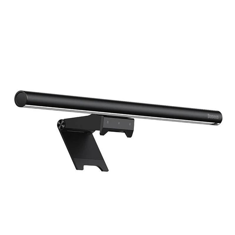 Baseus i-Wok 2 Monitor Light su jutikliniu skydeliu (juoda)