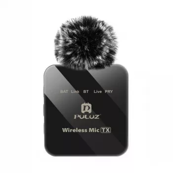 PULUZ PU648B belaidis mikrofonas (USB-C) – profesionalus lavalierinis mikrofonas su ENC triukšmo slopinimu, 10 m atstumu, 12 h baterija