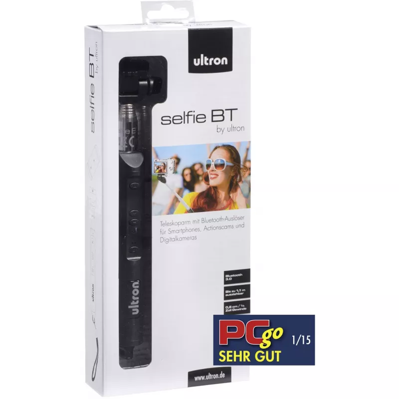 Ultron Selfie Stick Telescopic Arm with Bluetooth Trigger