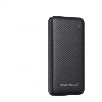 “RealPower PB-10000 SSB Power Bank 10000 mAh Solid-State Battery Black 22,5 W”