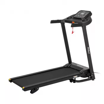 Sulankstomas elektrinis bėgimo takelis REBEL ACTIVE RBA-1001 su LCD ekranu, 12 programų, 12 km/h, sidabrinis/juodas