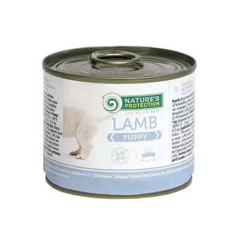 NATURE'S PROTECTION Puppy Lamb – šlapias ėdalas šuniukams su ėriena, 200 g