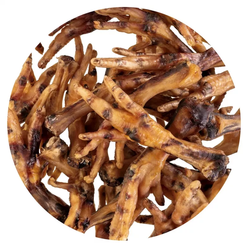 PETITTO Džiovintos vištų pėdos šunų skanėstas 1kg
