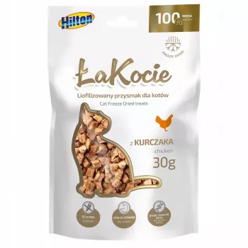 HILTON ŁaKocie Freeze Dried Chicken Cat Treats 30g