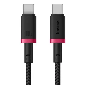 Baseus Dura Type C to Type C 100 W Fast Charging Cable 2 m Black, Red