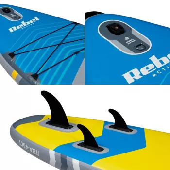 REBEL ACTIVE RBA-4507 Pripučiama SUP lenta – Mėlyna