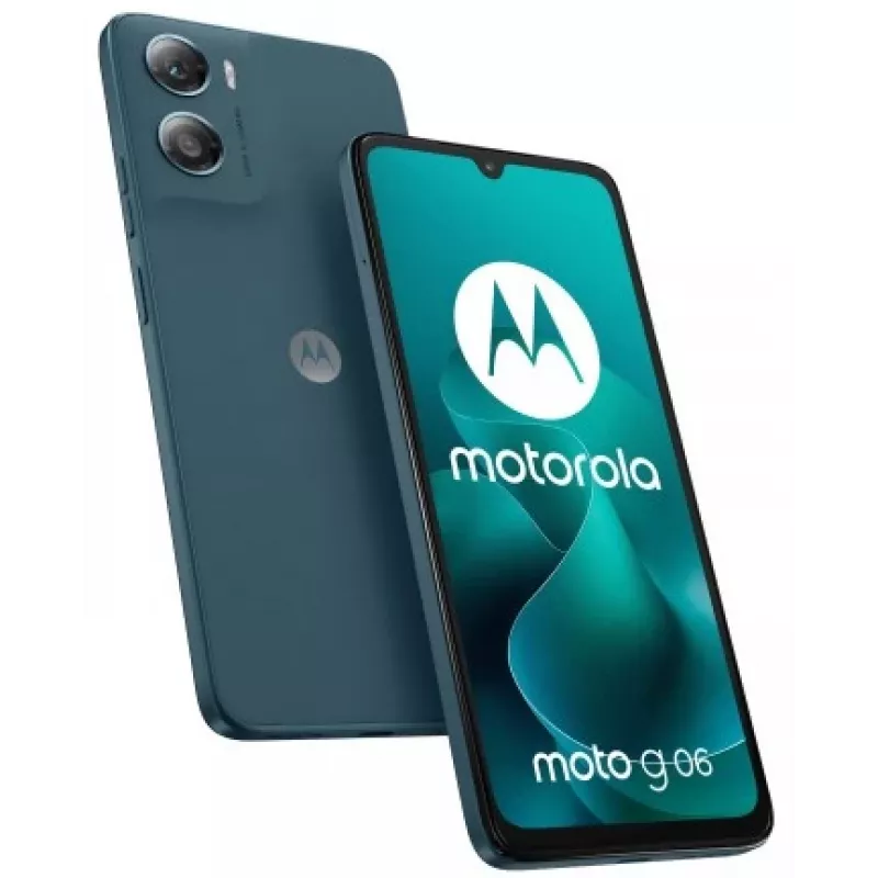 Motorola G06 Tapestry 4/64GB Smartfon, 6,88 inch Ekranas, 50MP Kamera, Dual SIM, 4G LTE, Tapestry Blue