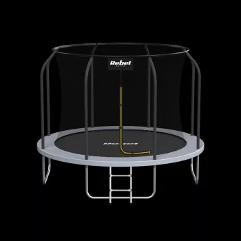 REBEL Active Trampoline PRO 10ft/305 cm su apsauginiu tinklu, juoda/mėlyna
