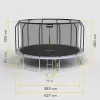 REBEL Active Trampoline PRO 14ft/427 cm su apsauginiu tinklu ir kopėčiomis