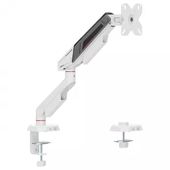 Equip Stalo tvirtinimas 17-40 inch ekranams, 360° sukimas, 12 kg, juoda/balta