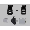 Equip 58/80mm termininis POS čekių spausdintuvas su automatiniu pjaustytuvu, USB/Bluetooth/WiFi/cash drawer jungtimi, juodas