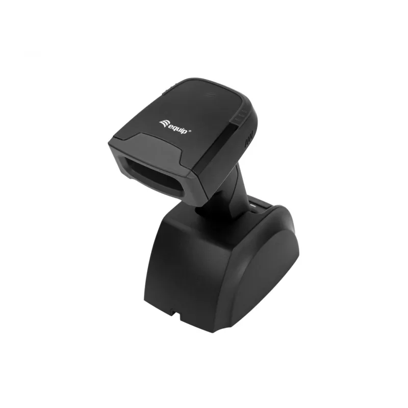 Equip 2D brūkšninių kodų skaitytuvas, belaidis 2,4GHz+BT+USB, pilka spalva