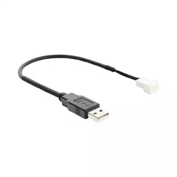 Delock USB 2.0 Type-A Male to 3-Pin Fan Connector Male Power Cable 20 cm Black
