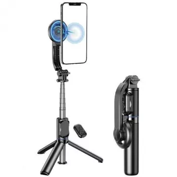 AWEI X51 Magnetinis selfio stovas – trikojis juodas