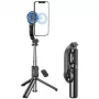 AWEI X51 Magnetinis selfio stovas – trikojis juodas
