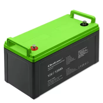 Qoltec 53081 Gel baterija 12V 120Ah GEL 34,8kg