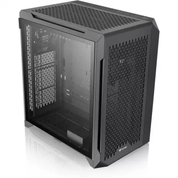 Thermaltake CTE C700 Air Mid Tower E-ATX korpusas su grūdinto stiklo šoniniu dangteliu, juodas