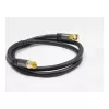 Good Connections SmartFLEX SAT antenos kabelis, IEC/Coax lizdu, auksuotas, keturgubai ekranuotas, 120 dB, juodas, 1,5 m (GC-M2072)