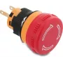 Delock Mushroom Head Push Button 16 mm 2 x Solder Connection Plastic 26 mm Ø (22120)