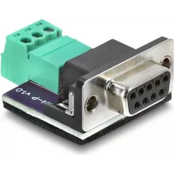Delock D-Sub 9 pin lizdo adapteris į 3 kontaktų gnybtų bloką CAN / LIN magistralei (91293)