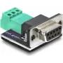 Delock D-Sub 9 pin lizdo adapteris į 3 kontaktų gnybtų bloką CAN / LIN magistralei (91293)