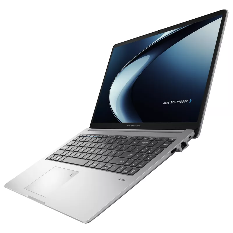 ASUS ExpertBook P1 PM1503CDA-S70262X nešiojamas kompiuteris, 15,6 colio Full HD IPS, AMD Ryzen 7 170, 16GB DDR5, 512GB SSD, Windows 11 Pro, vokiška QWERTZ klaviatūra
