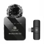 PULUZ PU647B Belaidis lavalier mikrofonas su Lightning jungtimi