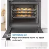 BOSCH HBG571EB4 Įmontuojama Orkaitė, Juoda, 71 L, Pirolizinis Savaiminis Valymas, 7 Šildymo Būdai