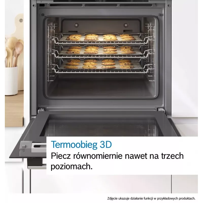 BOSCH HBG571EB4 Įmontuojama Orkaitė, Juoda, 71 L, Pirolizinis Savaiminis Valymas, 7 Šildymo Būdai
