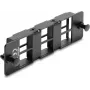 Delock adapterinis skydelis Keystone moduliams, 6 prievadų, juodas, 19 colių HD Patch Panel 67508