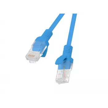 Lanberg PCU6-10CC-0025-B Cat6 U/UTP Ethernet Patch Cable 0,25 m Mėlyna
