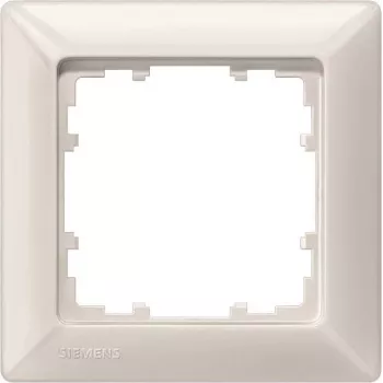 Siemens 5TG25510 DELTA miro 2-jungčių dengiamasis rėmelis Titanium White plastikinis 151x80mm