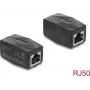 Delock RJ50 (10P10C) Movi jungtis Moteriška–Moteriška Ekranuota Juoda (90839)