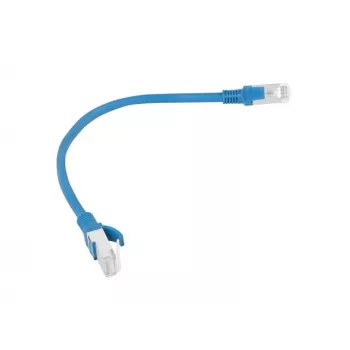 Lanberg PCU5-10CC-0025-B Cat5e U/UTP RJ45 Patch Cable 0,25m Blue
