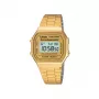 Casio A168WG-9WDF Vintage Unisex Skaitmeninis Laikrodis su Nerūdijančio Plieno Apyranke, Auksinis