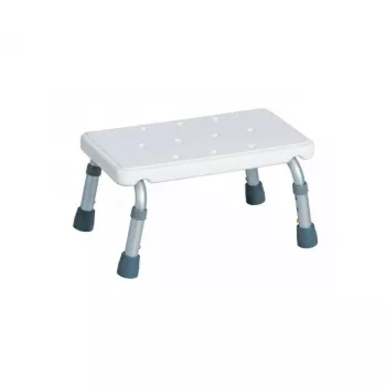 ANTAR vonios laiptelis AT51128 – neslystantis, 100 mm aukštis, balta/pilka