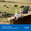 TP-LINK Tapo C665G Rinkinys: Lauko IP Kamera ir Saulės Baterija 4K 8MP Wi-Fi LTE