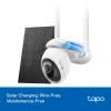 TP-LINK Tapo C665G Rinkinys: Lauko IP Kamera ir Saulės Baterija 4K 8MP Wi-Fi LTE