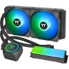 Thermaltake Floe RC 240 Skysčio aušintuvas su integruotu RAM vandens bloku, 240mm radiatorius, 2x 120mm ARGB PWM ventiliatoriai, Intel/AMD