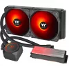 Thermaltake Floe RC 240 Skysčio aušintuvas su integruotu RAM vandens bloku, 240mm radiatorius, 2x 120mm ARGB PWM ventiliatoriai, Intel/AMD