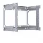 EFB Elektronik Galvanizuotas atraminis rėmas X-Rack sieniniams korpusams 400-600 mm 9U 600x500 mm (WGX-BF09)