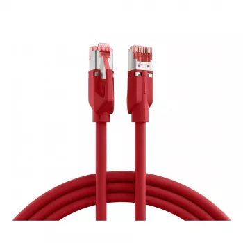 EFB-Elektronik RJ45 Patch Cable Cat.6A S/FTP LSZH Draka UC900 TM21 Red 0,25m