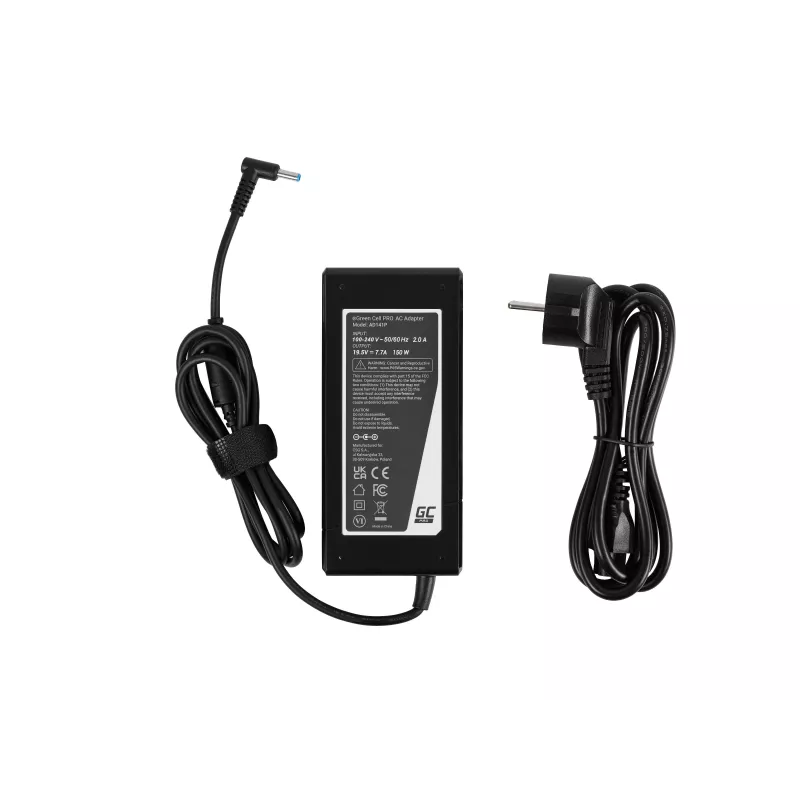 Green Cell PRO 19,5V 7.7A 150W nešiojamojo kompiuterio maitinimo adapteris, skirtas HP ZBook 15 G3 G4 G5 G6