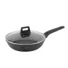 Extralink Home SF-1129-28CM Granitinė nelipni keptuvė 28 cm 3.1 L juoda