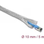Delock Pinta įvorė EMC ekranavimui, savaime užsidaranti, 5 m x 10 mm (20992)