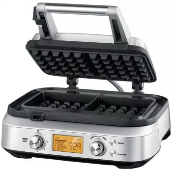 Sage SWM620BSS4EEU1 Smart Waffle Pro belgiškų vaflių keptuvė, 1000W, šlifuotas nerūdijantis plienas