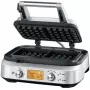 Sage SWM620BSS4EEU1 Smart Waffle Pro belgiškų vaflių keptuvė, 1000W, šlifuotas nerūdijantis plienas
