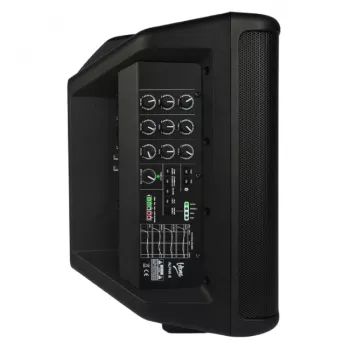 V-TONE ALPHA 8 aktyvi koloninė PA sistema su įmontuotu mikšeriu, 300W RMS, 8 inch žemų dažnių garsiakalbiu, Bluetooth, USB/SD, reverb